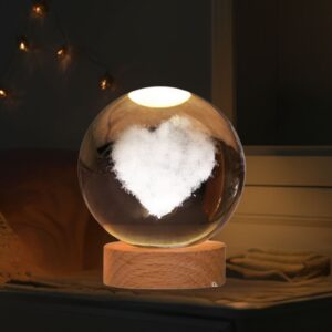 BALL LAMP โคมไฟลูกแก้วหัวใจเลิฟ ๆ